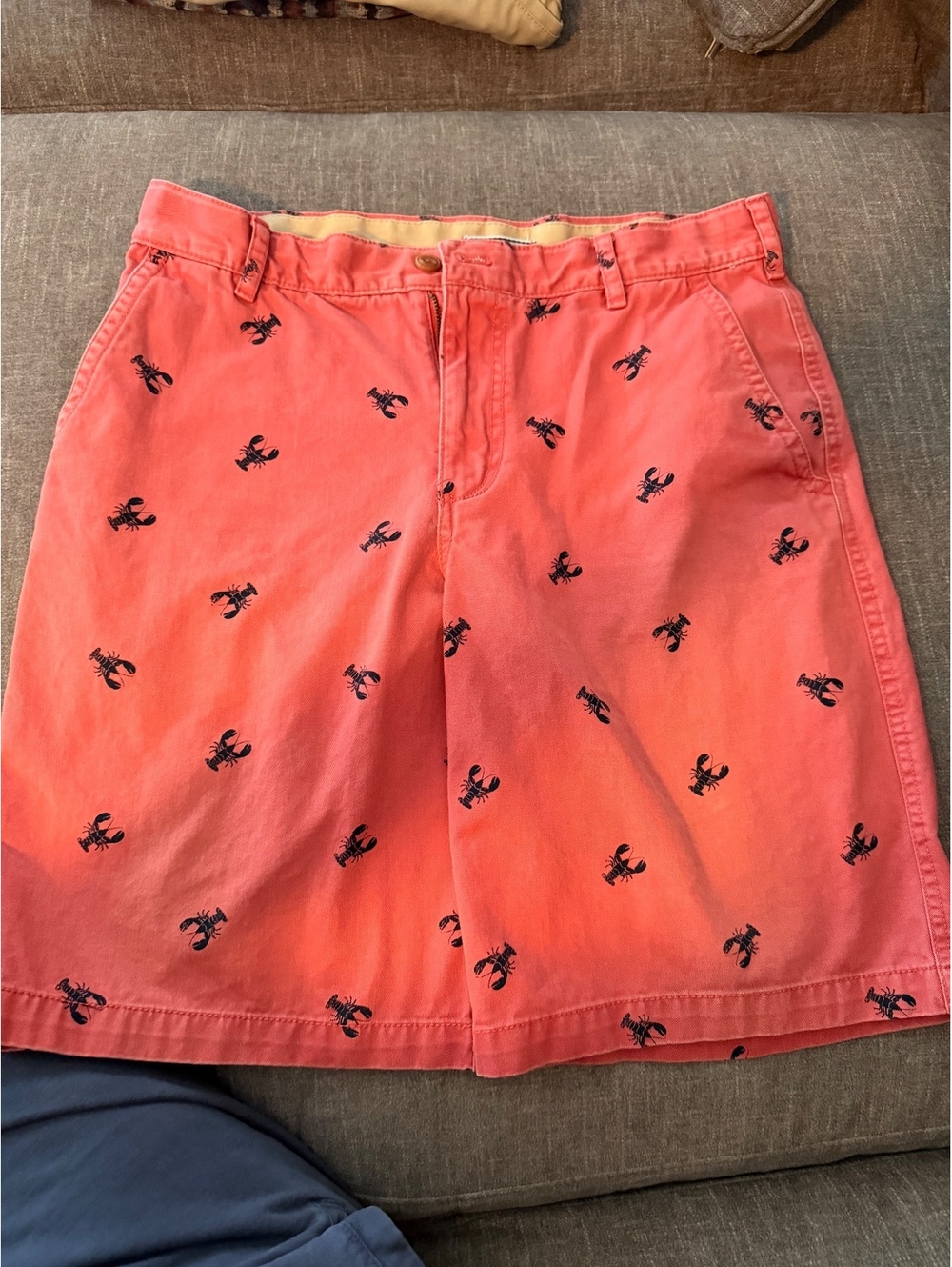 Izod Coral Anchor Print Shorts